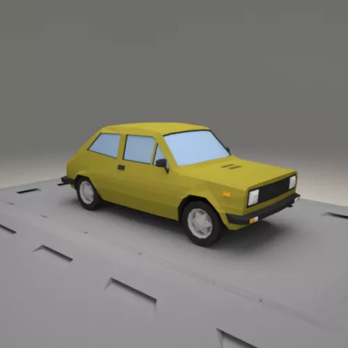 Fiat Punto Hatchback 3d model