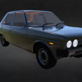 Fiat 131 Car 3d model