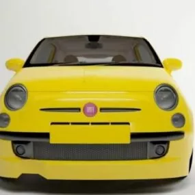 Fiat 500 Sport Car 3d model