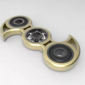 Printable Fidget Spinner Toy 3d model