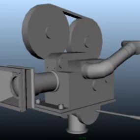 Lowpoly Film Camera 3d model