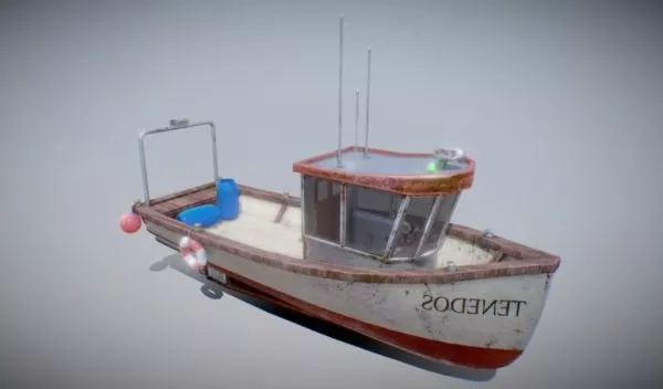 Pond Boat 3d model