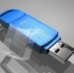 Flash Memory Usb Drive 3d model