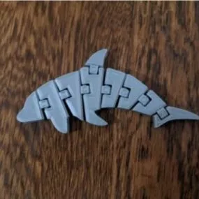 Toy Flexi Dolphin Printable 3d model