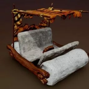 Flinstones Gaming Vehicle 3d model