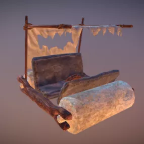 Flinstones Car Design 3d model