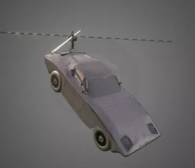Fly Car Concept 3d model