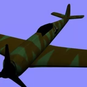 Airplane Focke Wulf Military 3d model