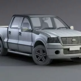 Old Ford F-150 Raptor Car 3d model