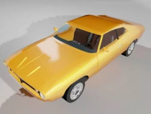 Ford Mustang Gt Car 3d model