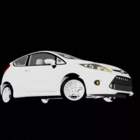 Car Ford Fiesta 2010 3d model