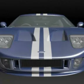Sports Ford Gt40 Car 3d model