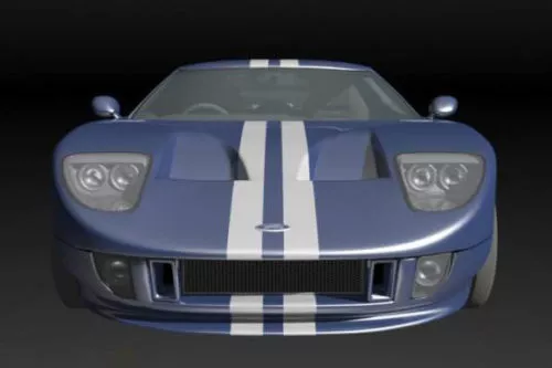Sports Ford Gt40 Car 3d model Sports Ford Gt40 Car 3d model