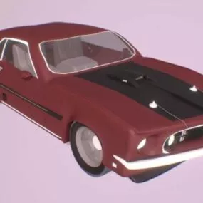 Ford Mustang Mach 1 Car 3d model