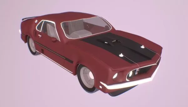 Ford Mustang Mach 1 Car 3d model Ford Mustang Mach 1 Car 3d model