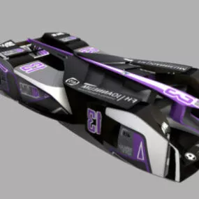 Formula R Racing Car 3d model