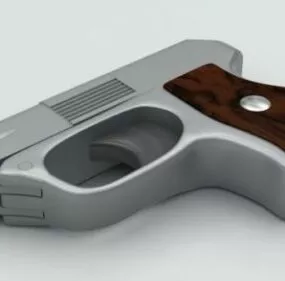 Weapon Four Barrel Gun 3d model