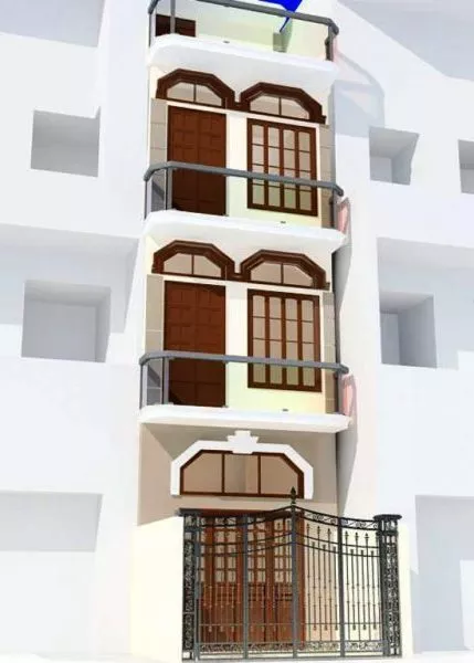 Cobalt City Concrete Building 3d model