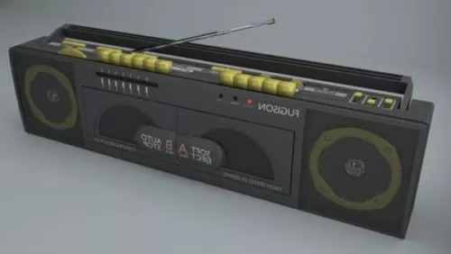 Fugison Cassette Player 3d model Fugison Cassette Player 3d model