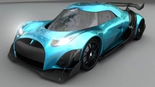 Super Car Furge Design 3d model Super Car Furge Design 3d model