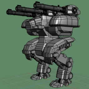 Fury Warrior Robot 3d model