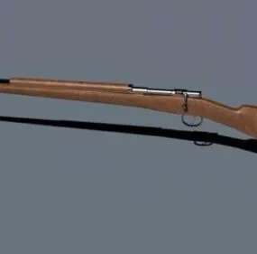 Fusil Mauser Gun Weapon 3d model