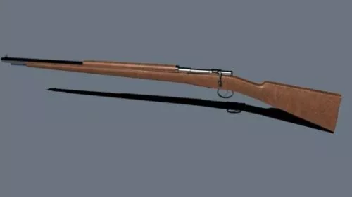 Scifi Sniper Rifle Gun 3d model