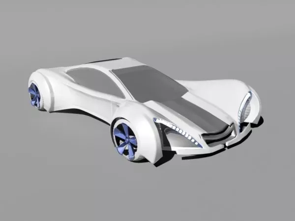 Future Sports Car Design 3d model Future Sports Car Design 3d model
