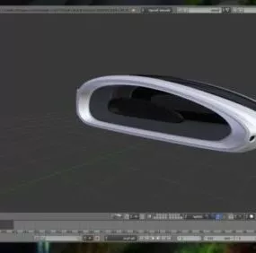 Futuristic Sci-fi Sports Car 3d model