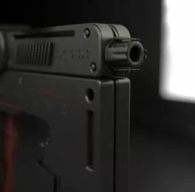 Futurist Army Gun Design 3d model