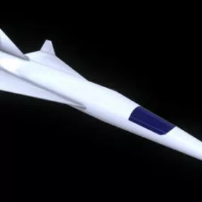 Futuristic Spaceship Design 3d model