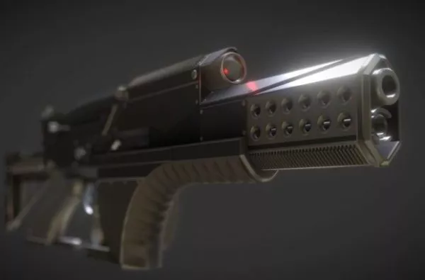 Star Wars Blaster Rifle Gun 3d model