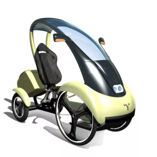 Futuristic Electric Car 3d model Futuristic Electric Car 3d model