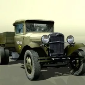 Gaz-aa Truck 3d model