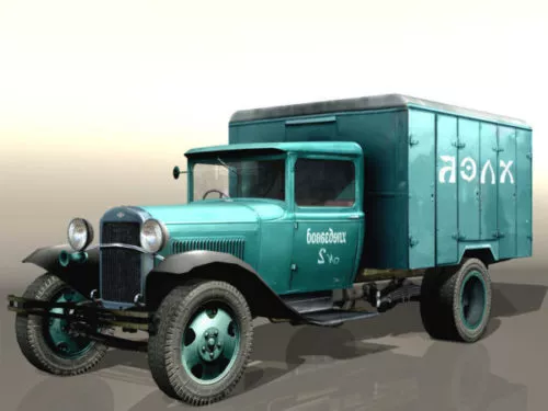Abandoned Old Truck 3d model