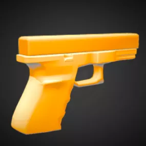 Glock Hand Gun Weapon 3d model