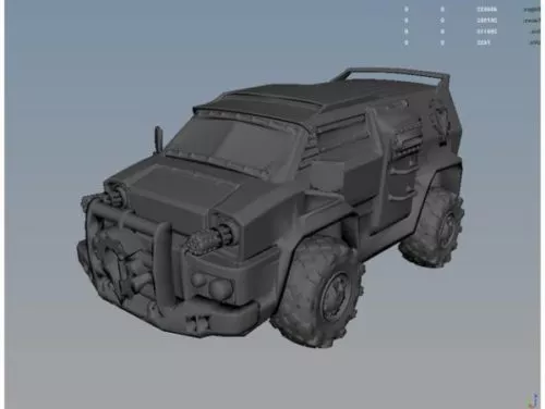 Gsc Van Vehicle 3d model Gsc Van Vehicle 3d model