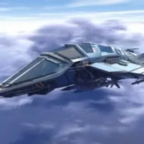 Gt5 Space Hunter Spaceship 3d model