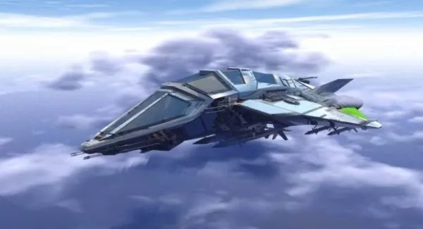 Flying Saucer Futuristic Spacecraft 3d model