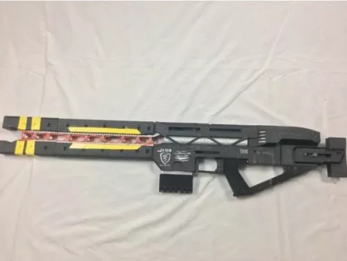 Gta 5 Printable Rail Gun 3d model Gta 5 Printable Rail Gun 3d model