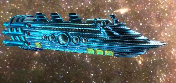 Scifi Alien Spaceship 3d model