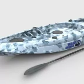 Sport Kayak Rider 3d model