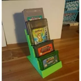 Printable Game Boy Cartridge Display Stand 3d model