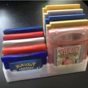 Printable Game Boy Cartridge Tray 3d model