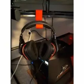 Gaming Headset Desk Hook Printable 3d model