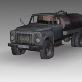 Old Gaz Truck 3d model