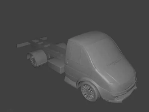 Lowpoly Semi Rigged 3d model