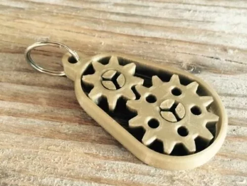Gearbox Keychain Printable 3d model Gearbox Keychain Printable 3d model