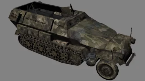 Vintage Soviet Truck 3d model