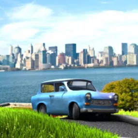 German Trabant Car 3d model